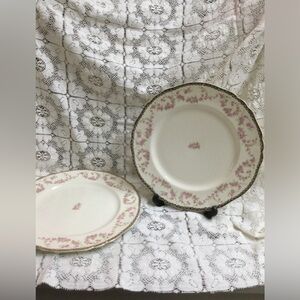 2 Alfred Meakins  Harmony Rose Dinner Plates